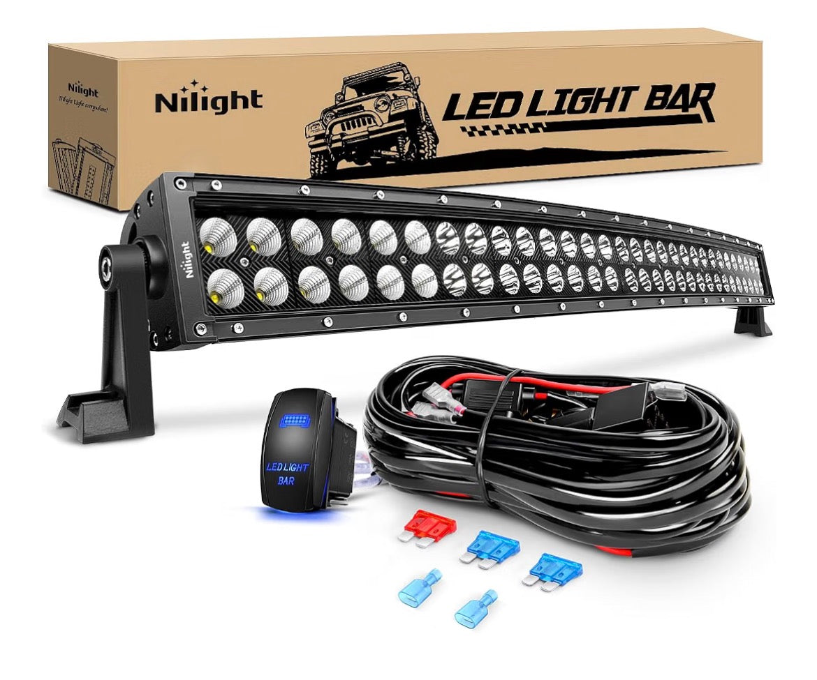 32” 180w curved light bar
