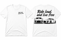 Audi R8 T shirt “Ride loud, Live free”