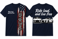Audi R8 American T shirt “Ride loud, Live free”
