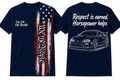 Toyota Supra MK4 American T shirt “Respect is earned. Horsepower helps”