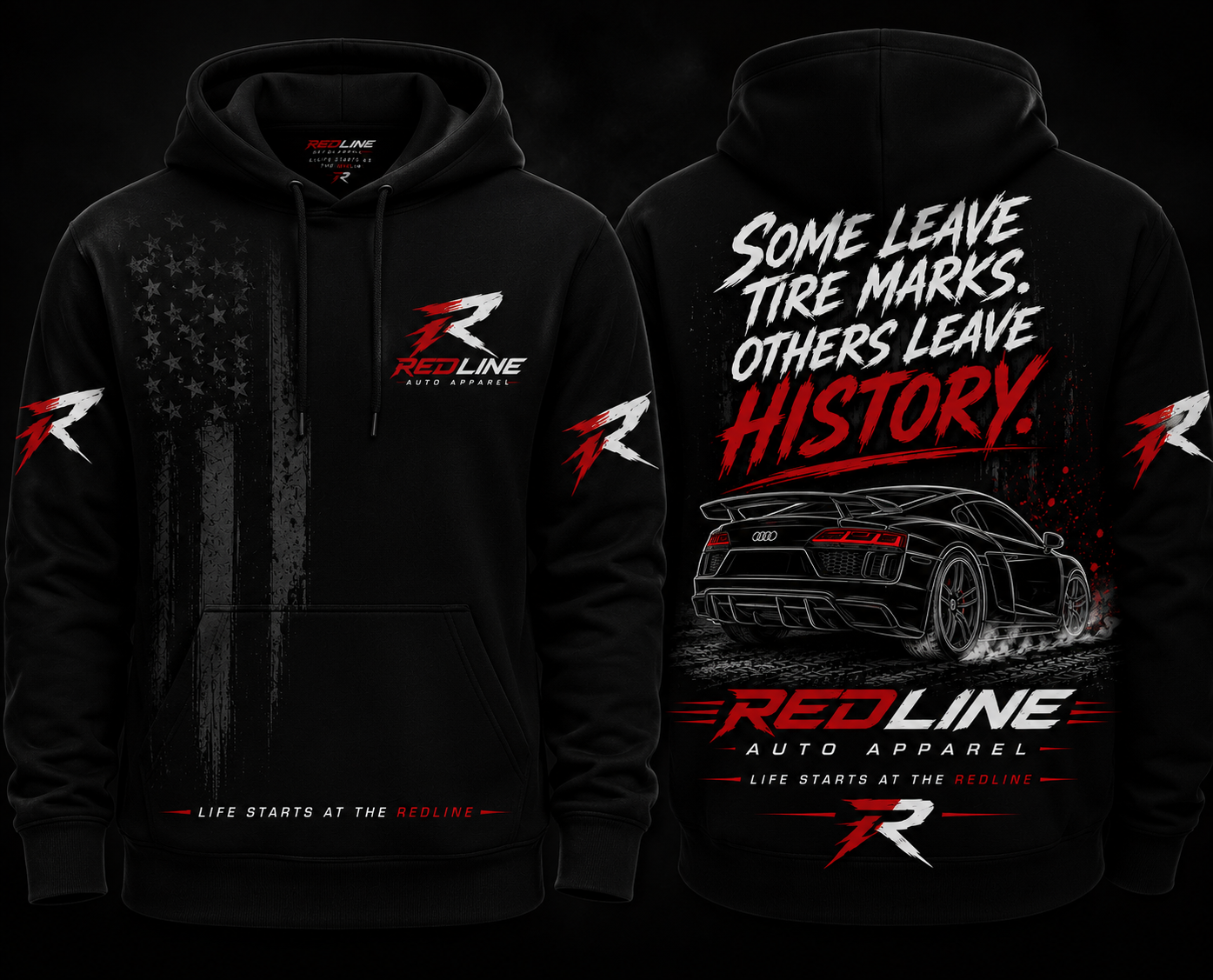 Limited edition Audi R8 “Some leave tire marks. Others leave history”